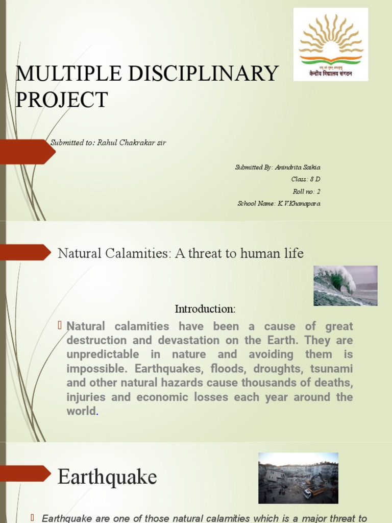 Natural Calamities: Earthquake & Tsunami | PDF | Tsunami | Natural ...