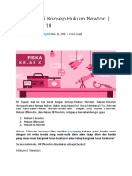 Materi Hukum Newton