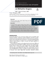 Update On Refractive Surgery