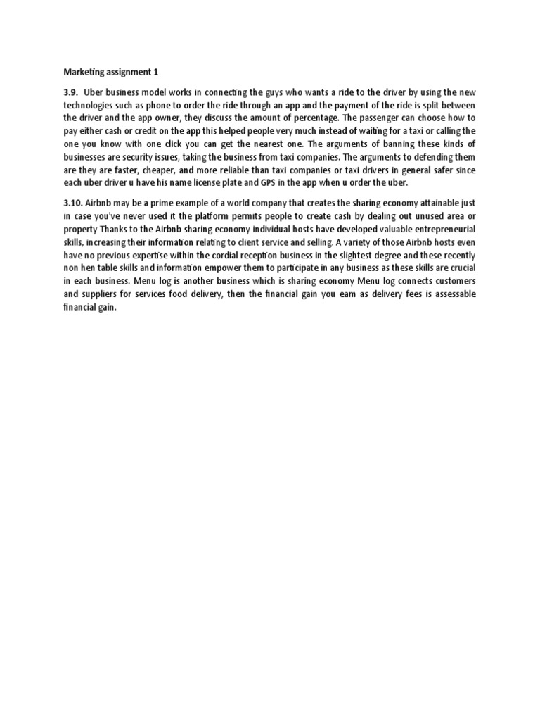 Marketing Assignment 1 | PDF | Computers