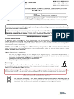 Aplicaciones e Implicancias de La Manipulacion Genetica