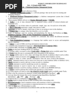 Unit - 3 Realtional Database Management System