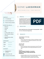 Green Minimalist Professional Simple Resume