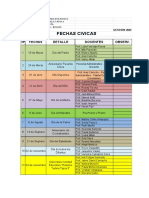 Fechas Civicas