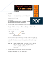 Enthalpy answers