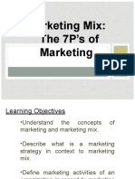 Marketing Mix: The 7P's of Marketing