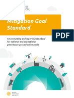 GHG Mitigation - Goal - Standard