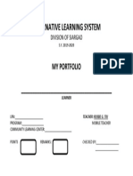Alternative Learning System Fortfolio