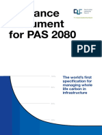 Guidance Document For PAS 2080: The World's First Specification For Managing Whole Life Carbon in Infrastructure