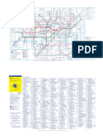 Large Print Tube Map