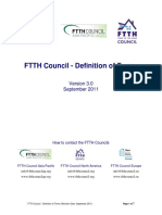 4 FTTH Council - Definition of Terms - Revision 2011 - Gamal