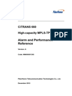 CiTRANS 660 Alarm and Performance Reference