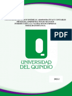 Plan de Trabajo Distancia-Introducción A La Valoración de Empresas 2022-2