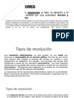 Resoluciones y Tipos