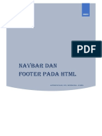 Membuat Navbar Dan Elemen List Pada HTML