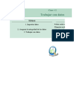 Clase 2 - Trabajar Con Datos