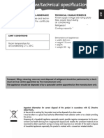 DeLonghi PAC C 80 User Manual (English - 15 Pages)