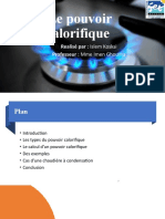 Pouvoir Calorifique