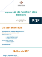 Système de Gestion Des Fichiers: Pr. Oumaima ZINE 2021 - 2022