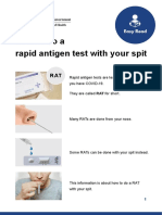 How To Do A Rapid Antigen Test With Your Saliva Easy Read How To Do A Rapid Antigen Test With Your Saliva 0