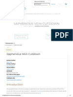 Saphenous Vein Cutdown Article 2020 Bibliografia Importante