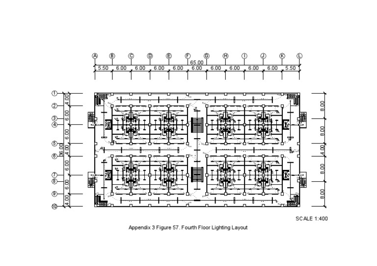 Fourth Floor Lighting Layout Plan | PDF