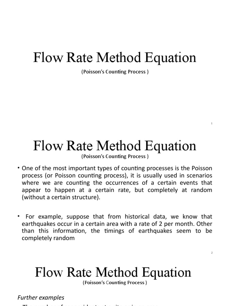 Poisson Counting Process Explained | PDF | Poisson Distribution ...