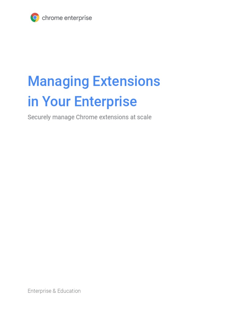 Managing Extensions in Your Enterprise | PDF | Group Policy | Windows ...
