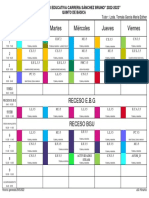 5to Egb Horario