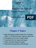 Program Input and The Software Design Process: Dale/Weems/Headington