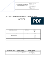 Modelo de Procedimiento Afc L