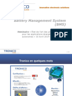 Presentation TRONICO Battery Management System