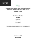 Download Mauritius - Assessment of Agricultural Information Needs by Jan Goossenaerts SN58689665 doc pdf