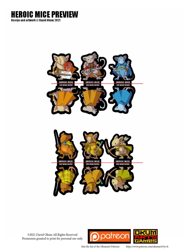 Heroic Mice Preview by David Okum | PDF