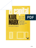 El Capital P Scaron Libro Tercero Vol 6 Karl Marx