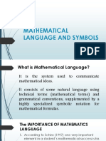 1.2. Mathematical Language and Symbols