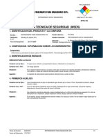 Msds Refrigerante BLP