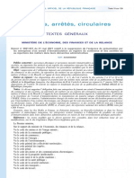 Décrets, Arrêtés, Circulaires: Textes Généraux