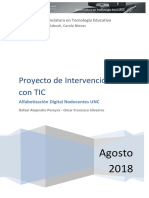 Proyecto de Intervención Con TIC - Licenciatura en Tecnología Educativa UTN-FRC