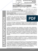 Carta Responsiva