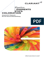 Clariant Brochure Shade Card Organic Pigments For Plastics Coloration 201710 EN DE