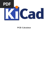 KiCAD - PCB Calculator