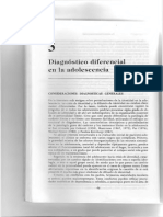 Diagnóstico diferencial en la adolescencia: consideraciones generales