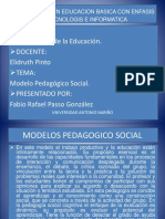 Modelo Pedagogico Social