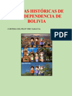Reseñas Históricas de La Independencia de Bolivia