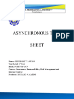 Asynchronous Task Sheet