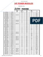 Vhf-Uhf Power Modules: Number Freq. Range Max BW P Out Min. Pin MW Bias Class Case