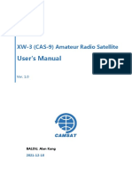 User's Manual: XW-3 (CAS-9) Amateur Radio Satellite