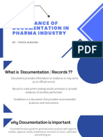 Importance of Documentation in Pharma Industry