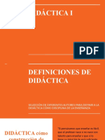 Definiciones Didactica